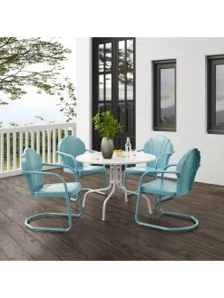 Crosley Tulip 5-piece Outdoor Dining Set 20 Crosley Tulip 5-piece Outdoor Dining Set -Outdoor Garden Care Shop 8611578 bl 01v