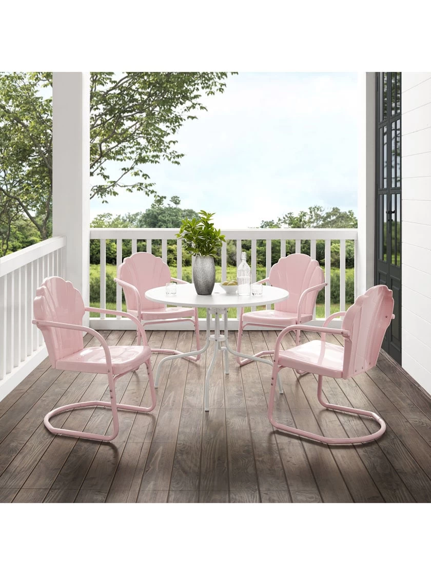 Crosley Tulip 5-piece Outdoor Dining Set 8 Crosley Tulip 5-piece Outdoor Dining Set - Image 6