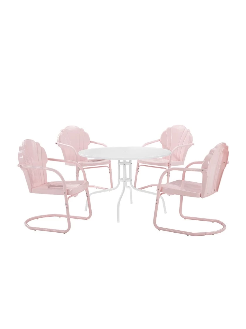 Crosley Tulip 5-piece Outdoor Dining Set 7 Crosley Tulip 5-piece Outdoor Dining Set - Image 5