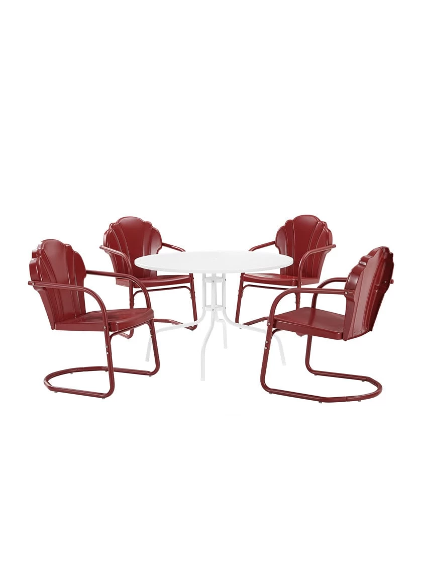 Crosley Tulip 5-piece Outdoor Dining Set 3 Crosley Tulip 5-piece Outdoor Dining Set