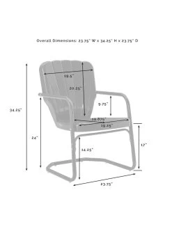 Crosley Ridgeland 5-piece Outdoor Dining Set -Outdoor Garden Care Shop 8611579 07v
