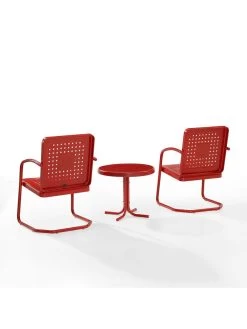 Crosley Bates 3-piece Outdoor Dining Chair Set -Outdoor Garden Care Shop 8611583 rd 07v