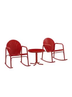 Crosley Griffith 3-piece Outdoor Rocking Chair Set -Outdoor Garden Care Shop 8611588 rd 16v