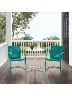 Crosley Bates 3-piece Outdoor Bistro Set -Outdoor Garden Care Shop 8611590 tu 12v