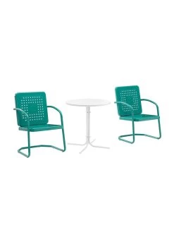 Crosley Bates 3-piece Outdoor Bistro Set -Outdoor Garden Care Shop 8611590 tu 13v
