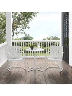 Crosley Bates 3-piece Outdoor Bistro Set -Outdoor Garden Care Shop 8611590 wt 20v