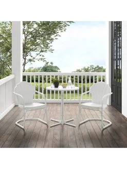 Crosley Tulip 3-piece Outdoor Bistro Set -Outdoor Garden Care Shop 8611591 wt 38v