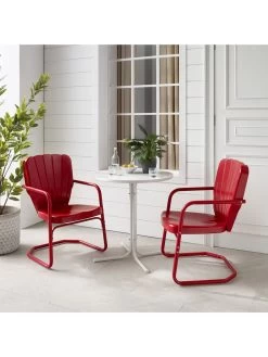 Crosley Ridgeland 3-piece Outdoor Bistro Set -Outdoor Garden Care Shop 8611594 rd 17v