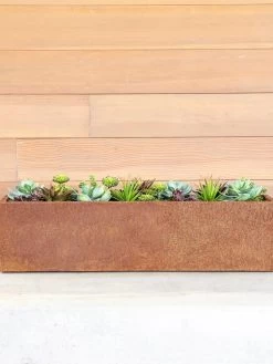 Veradek Metallic Series Corten Steel Window Box Planter, 36" 9 Veradek Metallic Series Corten Steel Window Box Planter, 36" -Outdoor Garden Care Shop 8611609 04V tif