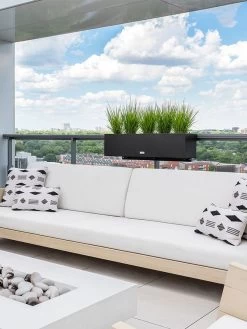 Veradek Metallic Series Railing Planters -Outdoor Garden Care Shop 8611610 06v