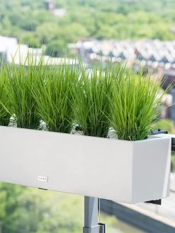 Veradek Metallic Series Railing Planters -Outdoor Garden Care Shop 8611610 22v veradek metallic series railing planter