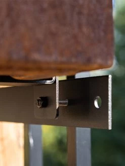 Veradek Metallic Series Corten Steel Railing Planters 12 Veradek Metallic Series Corten Steel Railing Planters -Outdoor Garden Care Shop 8611611 02v