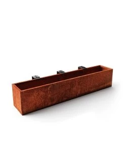 Veradek Metallic Series Corten Steel Railing Planters 15 Veradek Metallic Series Corten Steel Railing Planters -Outdoor Garden Care Shop 8611614 04v