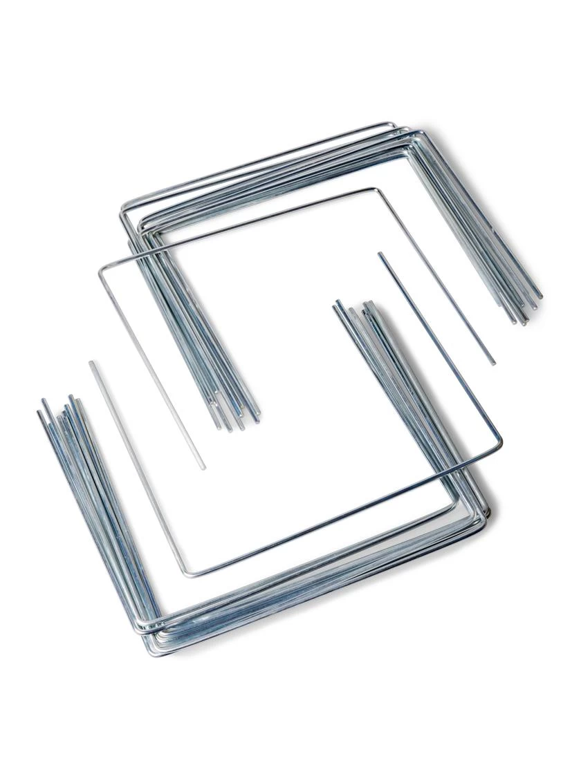 Earth Staples 9.33" Wide X 7.33" High, Set Of 20 4 Earth Staples 9.33" Wide X 7.33" High, Set Of 20 - Image 2