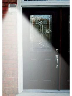 MAXSA® Solar-Powered Motion-Activated Wedge Light -Outdoor Garden Care Shop 8611692 02v