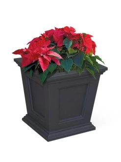 Fairfield Self-Watering Square Planter, 16” X 16” -Outdoor Garden Care Shop 8611695 13V tif