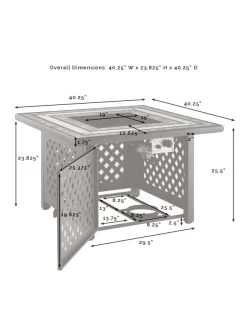 Crosley Tucson Fire Table 17 Crosley Tucson Fire Table -Outdoor Garden Care Shop 8611947 11v