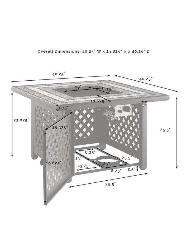 Crosley Tucson Fire Table 10 Crosley Tucson Fire Table - Image 8