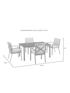 Crosley Kaplan Dining Set 25 Crosley Kaplan Dining Set -Outdoor Garden Care Shop 8611954 09v