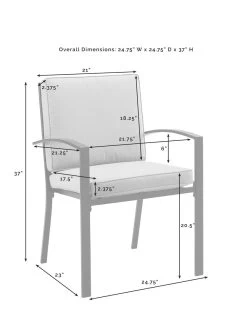Crosley Kaplan Dining Set 27 Crosley Kaplan Dining Set -Outdoor Garden Care Shop 8611954 11v
