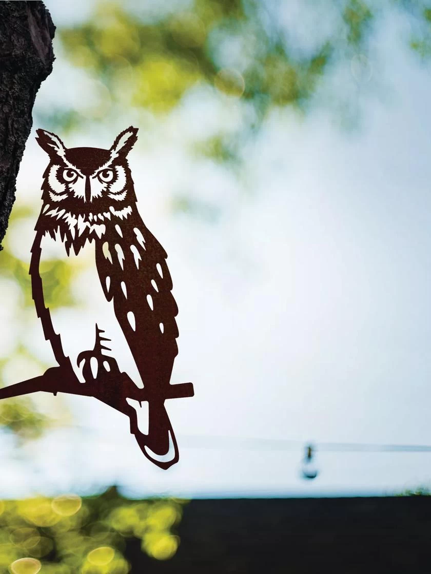 Metalbird Great Horned Owl 3 Metalbird Great Horned Owl