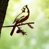 Metalbird Cardinal -Outdoor Garden Care Shop 8612021 02v metalbird cardinal garden art