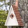 Swiss Chalet Bird House With Copper Roof