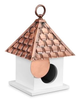 Bird House Bungalow With Copper Roof -Outdoor Garden Care Shop 8612197 02v