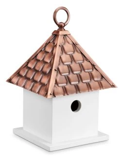 Bird House Bungalow With Copper Roof -Outdoor Garden Care Shop 8612197 03v