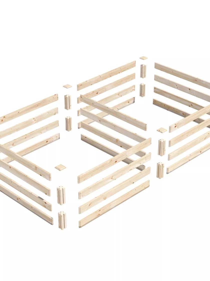 Pine Raised Garden Beds, 4'x8' 5 Pine Raised Garden Beds, 4'x8' - Image 3