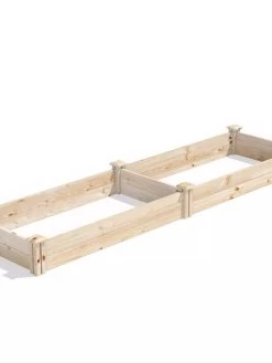 Pine Raised Garden Bed, 2' X 8' -Outdoor Garden Care Shop 8612243 03V jpg
