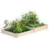 2-Tier Pine Raised Garden Bed, 4'x8' -Outdoor Garden Care Shop 8612253 02v 2 tier pine raised garden bed 4x8 feet
