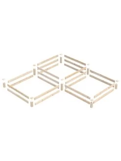 2-Tier Pine Raised Garden Bed, 4'x12' -Outdoor Garden Care Shop 8612257 01v