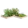 2-Tier Pine Raised Garden Bed, 4'x12' 1 2-Tier Pine Raised Garden Bed, 4'x12' -Outdoor Garden Care Shop 8612257 02v 2 tier pine raised garden bed 4x12 feet