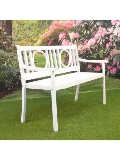 Gramercy Outdoor Metal Bench 11 Gramercy Outdoor Metal Bench -Outdoor Garden Care Shop 8612281 05v