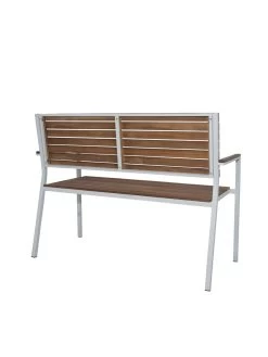 Braylee Metal And Wood Garden Bench -Outdoor Garden Care Shop 8612284 02v