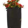 Impressions Bali 50 Gallon Rain Saver - Planter Top -Outdoor Garden Care Shop 8612316 01v impressions bali 50 gallon rain saver barrel with planter top