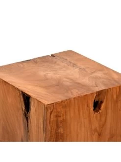 Vico Teak Root Outdoor Side Table -Outdoor Garden Care Shop 8612333 02v