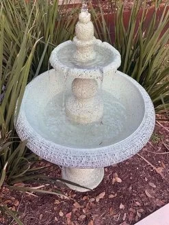 Exaco Enduro Clay Tiered Fountain 9 Exaco Enduro Clay Tiered Fountain -Outdoor Garden Care Shop 8612391 01V jpg