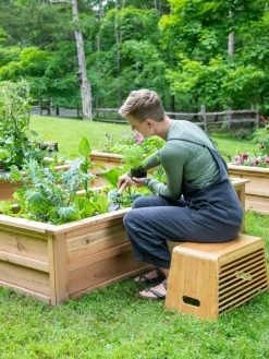 Bamboo Garden Stool And Basket Combo 9 Bamboo Garden Stool And Basket Combo -Outdoor Garden Care Shop 8612425 0156 tif