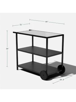 Veradek Stainless Steel Outdoor Kitchen Series Bar Cart -Outdoor Garden Care Shop 8612470 15v