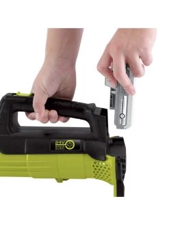 Sun Joe® 24V ION+ 2.0-Ah Cordless Compact Turbine Jet Blower, 100-MPH 350-CFM -Outdoor Garden Care Shop 8612516 10v