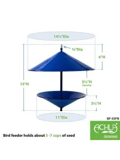 Achla Designs Trulli Bird Feeder 11 Achla Designs Trulli Bird Feeder -Outdoor Garden Care Shop 8612518 01v