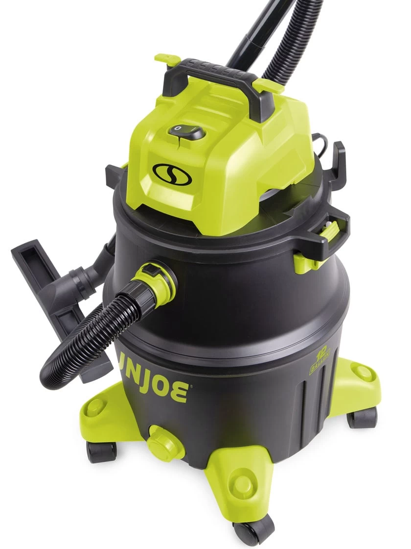 Sun Joe® 12-Gal 1200W 6.5 Pk HP Wet/Dry Shop Vac, HEPA Filtration, Wheeled W/Attachments 3 Sun Joe® 12-Gal 1200W 6.5 Pk HP Wet/Dry Shop Vac, HEPA Filtration, Wheeled W/Attachments