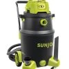 Sun Joe® 16-Gal 1200W 6.5 Pk HP Wet/Dry Shop Vac, HEPA Filtration, Wheeled W/Attachments -Outdoor Garden Care Shop 8612524 02v sun joe 16 gal 1200w hp wet dry shop hep vac swd16000