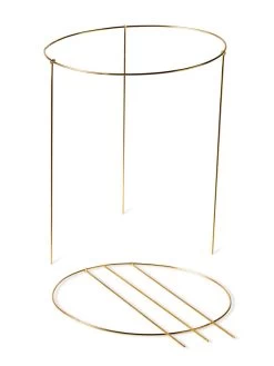 Brass Plated Grow Throughs, Set Of 2 -Outdoor Garden Care Shop 8612661 191