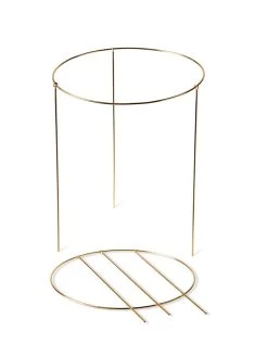 Brass Plated Grow Throughs, Set Of 2 -Outdoor Garden Care Shop 8612662 188