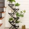 Crisscross Cascading Plant Stand With Black Trays 1 Crisscross Cascading Plant Stand With Black Trays -Outdoor Garden Care Shop 8612705 0081 crisscross cascading plant stand with black trays