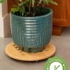 Bamboo Plant Caddy Round, 15.75" 2 Bamboo Plant Caddy Round, 15.75" -Outdoor Garden Care Shop 8612716 14