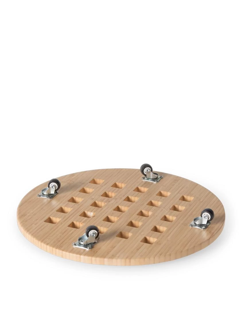 Bamboo Plant Caddy Round, 15.75" 7 Bamboo Plant Caddy Round, 15.75" - Image 5